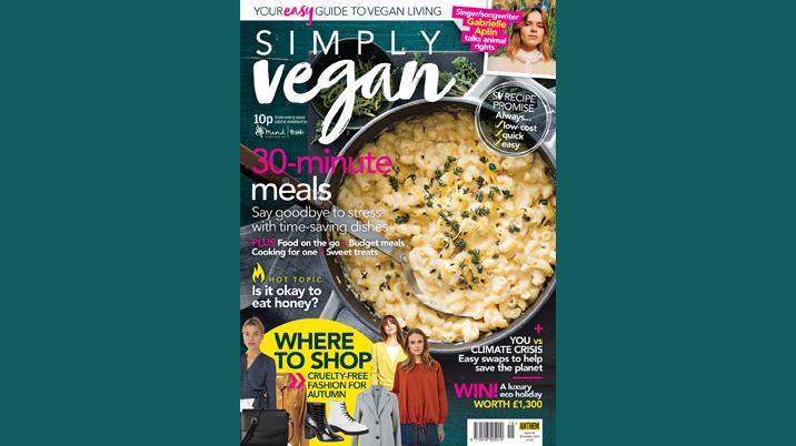 Relaunch: Simply Vegan magazine