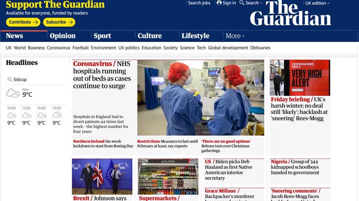 Guardian sees digital reader support grow by 43% in a year