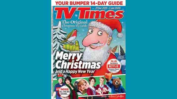 Axel Scheffler illustrates TV Times Christmas Cover