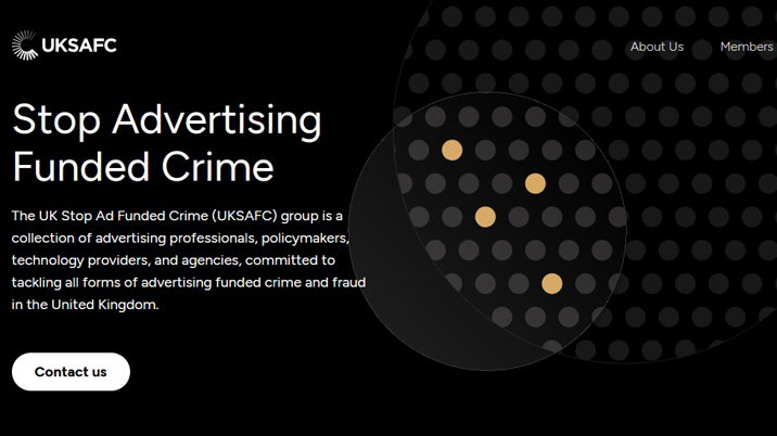 'UK Stop Ad Funded Crime' set up to tackle online fraud