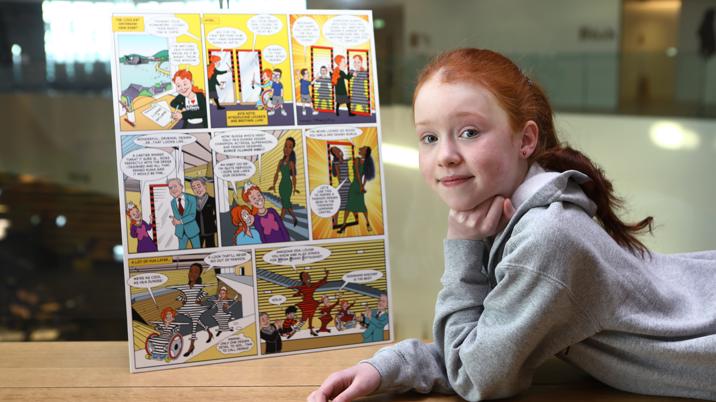 Beano Guinness World Record comic strip unveiled in V&A Dundee