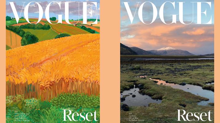 Vogue “resets” for its August issue