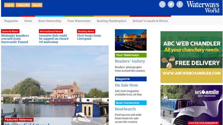 Waterways World launches new website