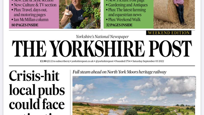 The Yorkshire Post unveils redesign