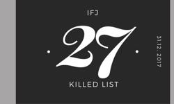 IFJ welcomes lowest number of killings of journalists for a decade