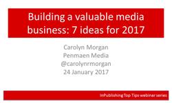 Building value in media businesses – Q&A