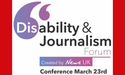 The Disability and Journalism Forum launched