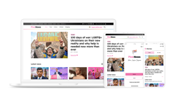 PinkNews launches uplifting news filter