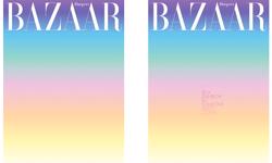 Harper’s Bazaar unveils limited-edition rainbow holographic cover