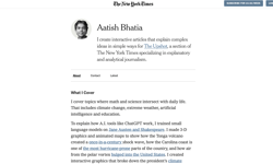 NYT redesigns byline pages