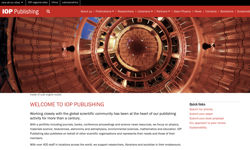 OhioLINK and IOP Publishing sign TA