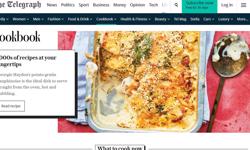 Telegraph launches digital recipe channel Cookbook