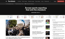 The Athletic joins Apple News+