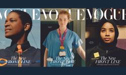 Vogue unveils its July Issue Cover featuring three everyday heroes.