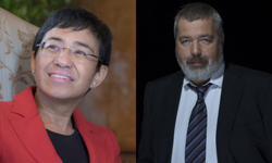 Maria Ressa and Dmitry Muratov awarded Nobel Peace Prize